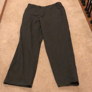 Evergreen dark green men’s slacks